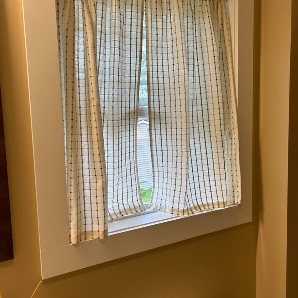 One pair of curtains